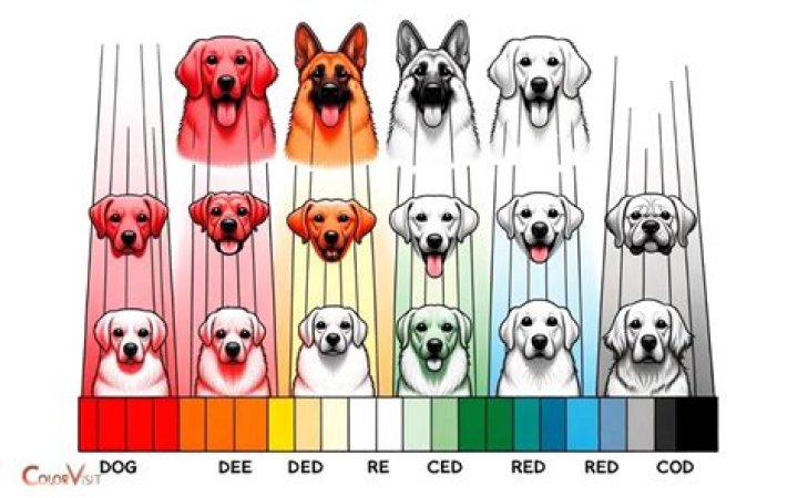 Can dogs see red?