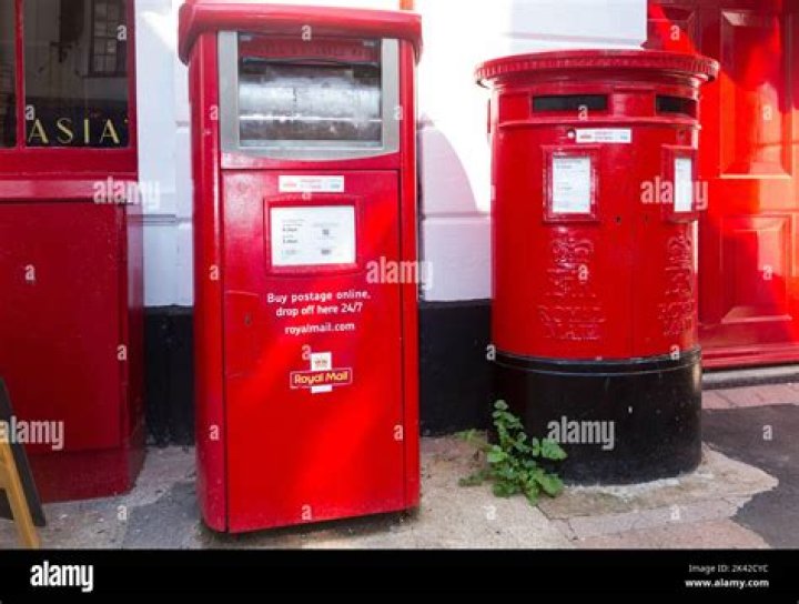 Can franked mail go in a post box?
