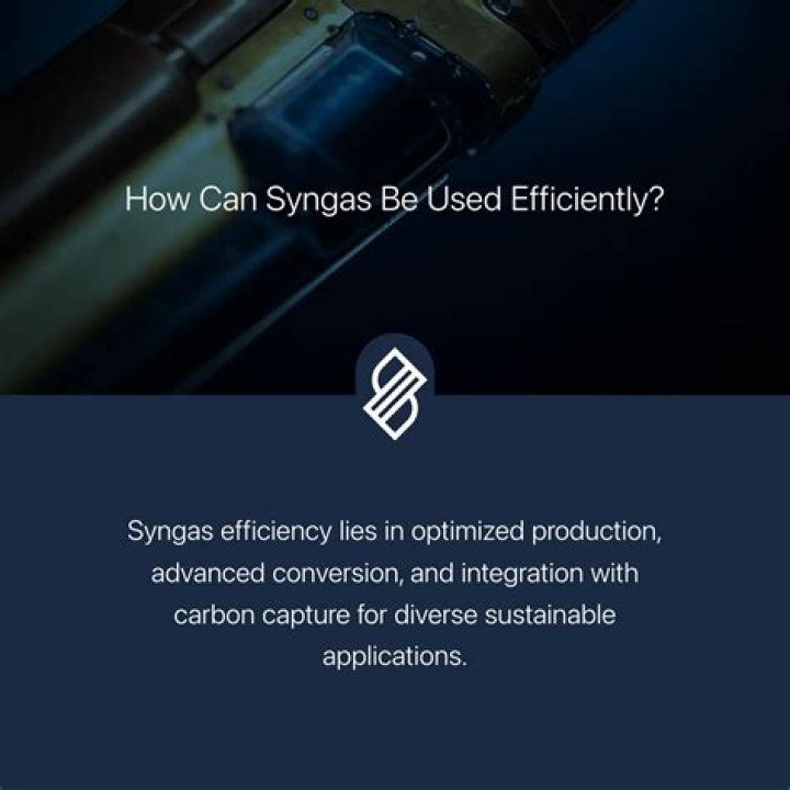 Can syngas be stored?