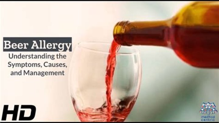 Can you be allergic to beer and wine?