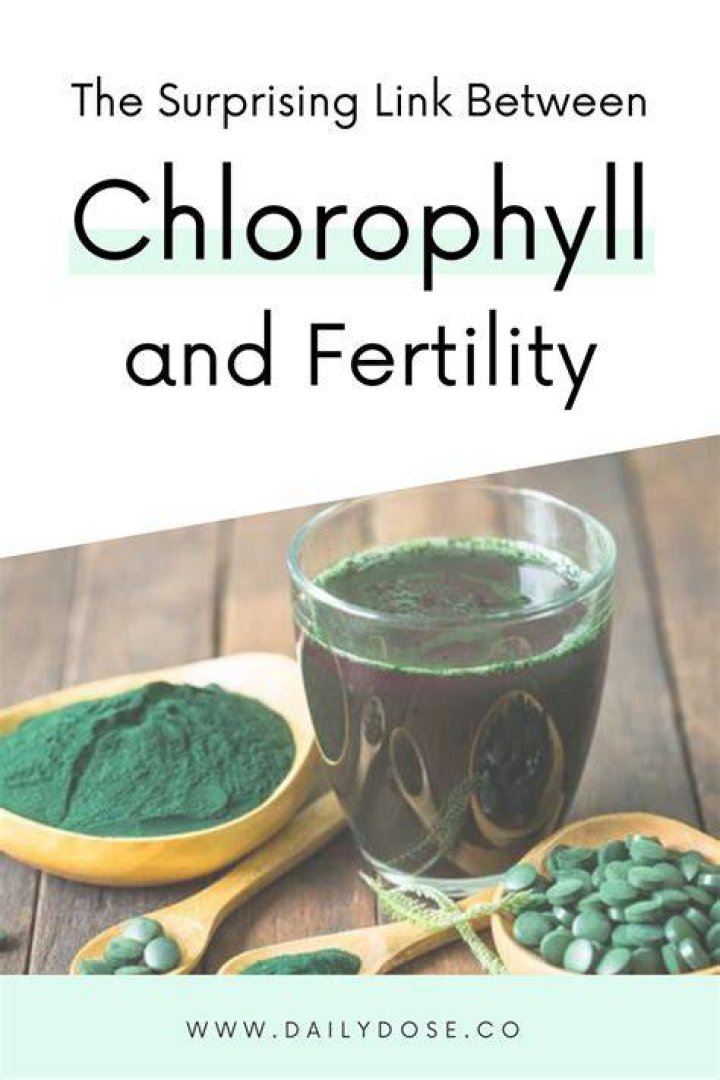 Can you drink chlorophyll while pregnant?
