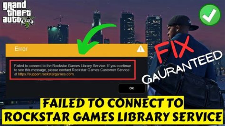 Could not connect to rockstar games services?