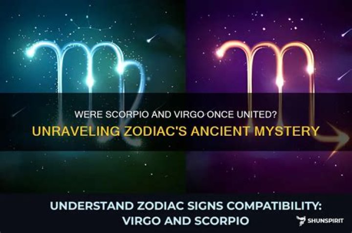 Did scorpio and virgo used to be one sign?