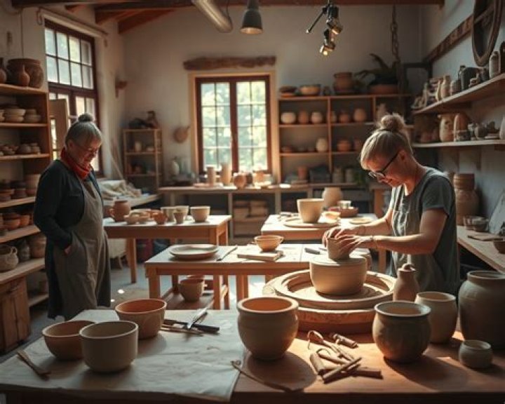 Do artisans make pottery?
