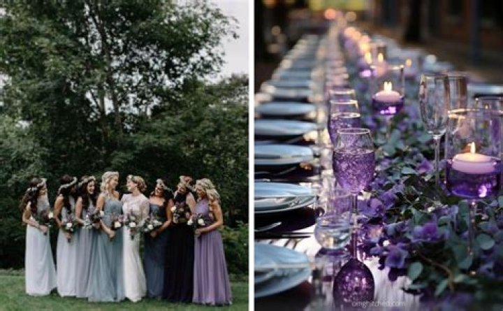 Do bronze and purple go together?