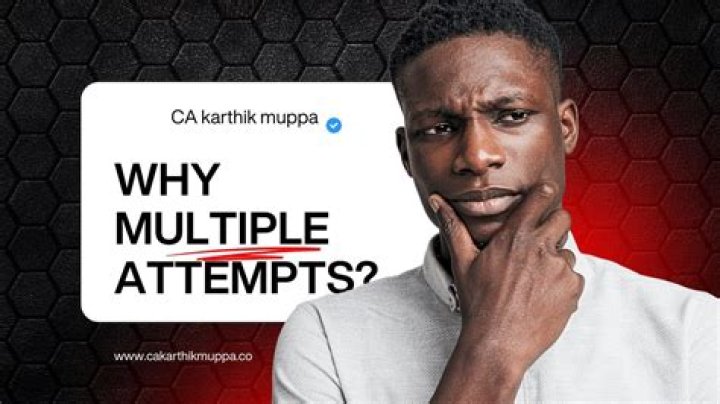 Does attempts matter in ca final?