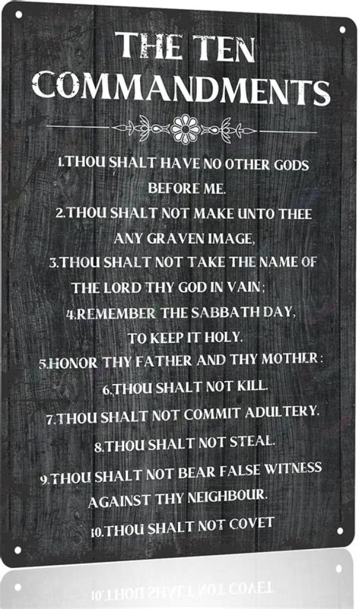 Does thou shalt not mean?