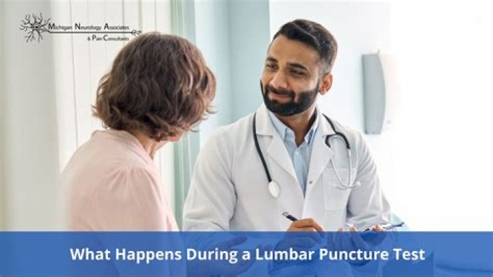 During a procedure called a lumbar puncture?