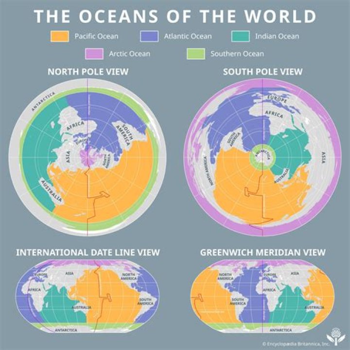 During winter which ocean is almost covered in ice?
