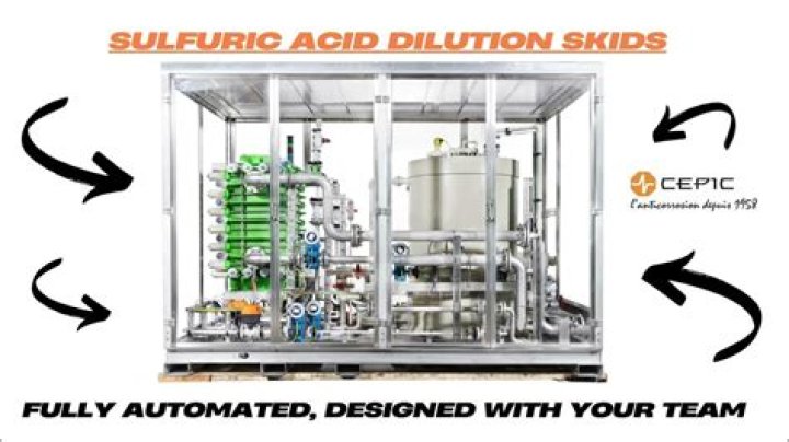 For sulphuric acid dilution?