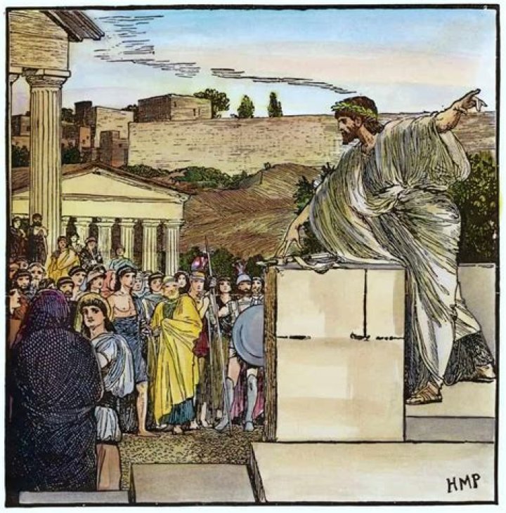 How did demosthenes die?