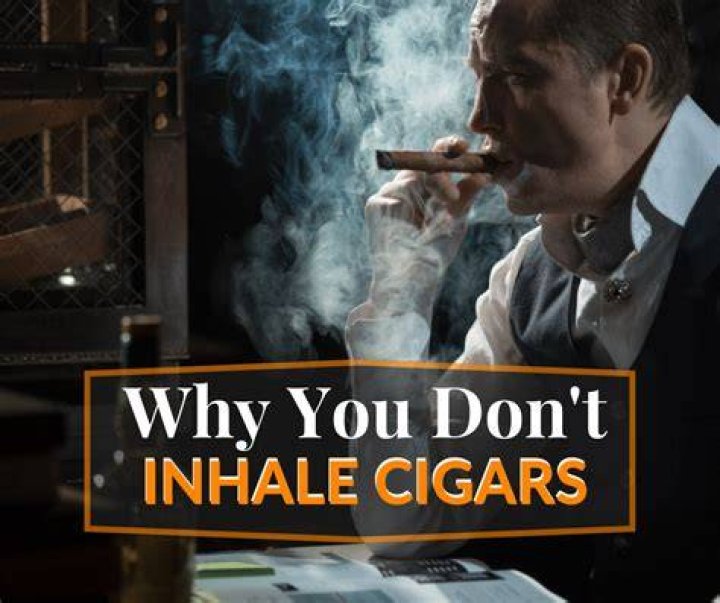 How do u inhale cigars?