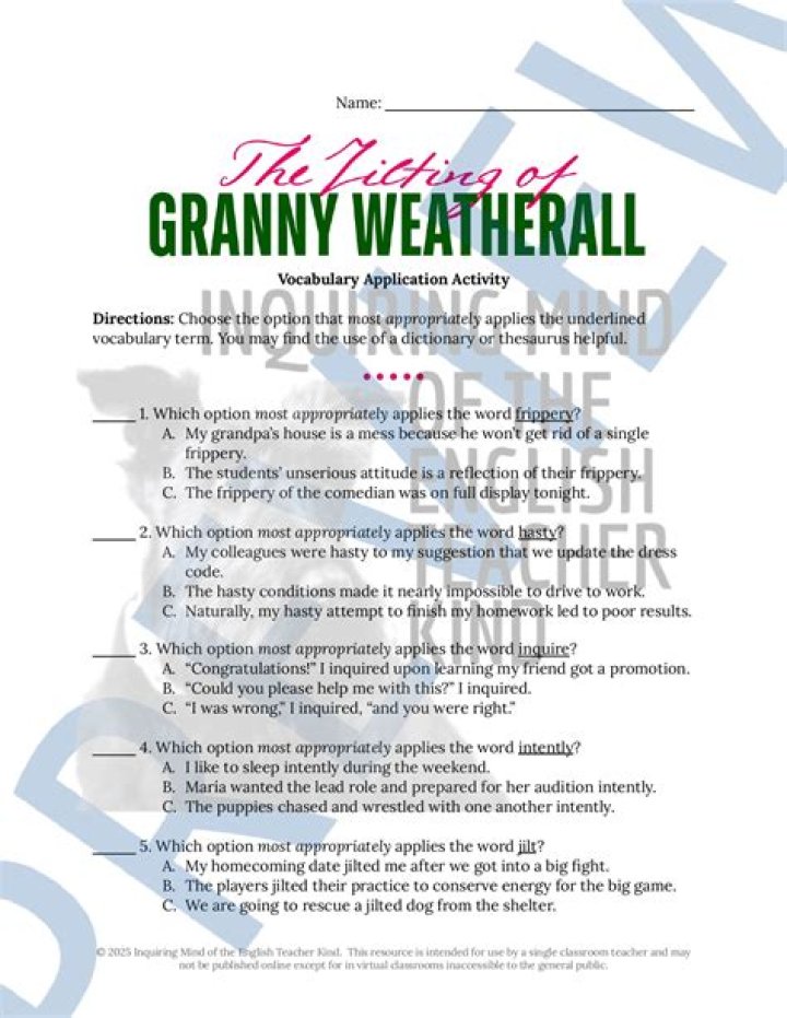 How is the jilting of granny weatherall narrated apex?