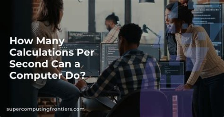 How many computations per second?