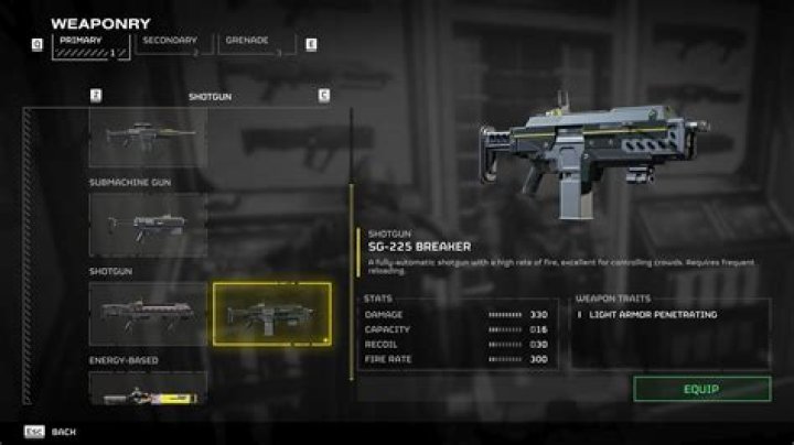 How many weapons are in modern warfare?