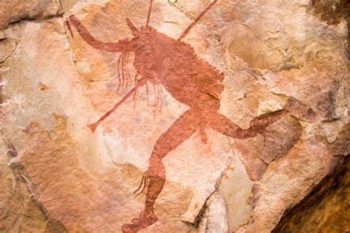 How old are bushman paintings?