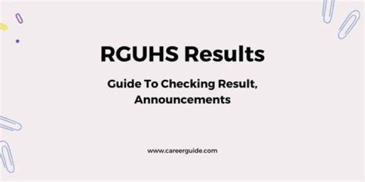 How to check rguhs results?