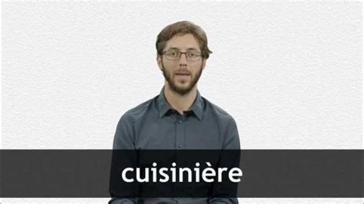 How to pronounce cuisiniere?