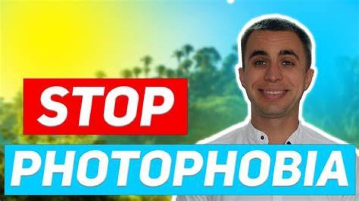 How to stop photophobia?