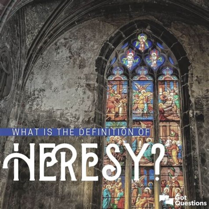 In the definition of heresy?