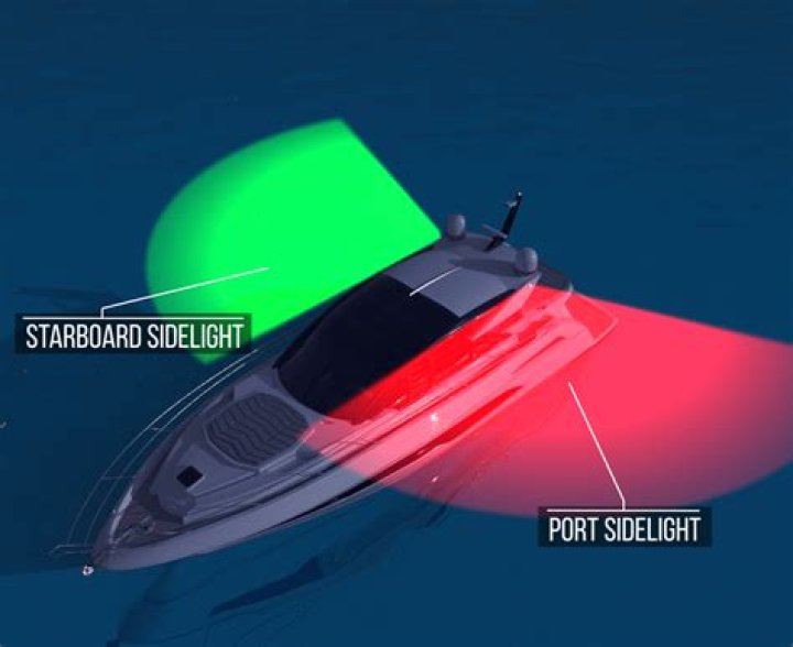 Is a port side light flashing?