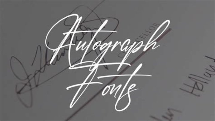 Is autograph a real word?