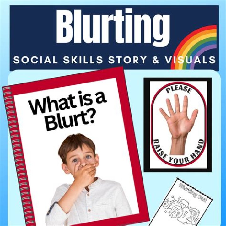 Is blurting out a word?