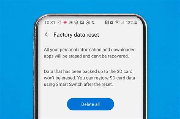 Is factory data reset?