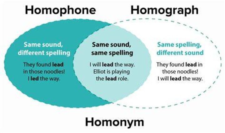 Is homonyms and homophones the same?