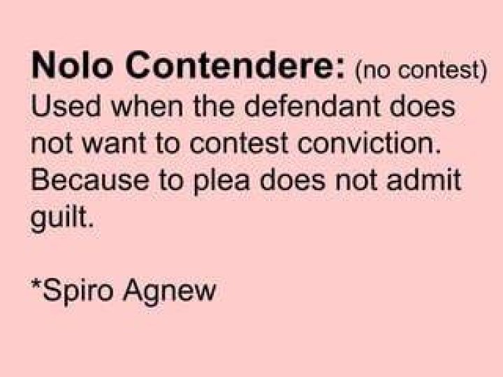 Is nolo contendere a conviction?
