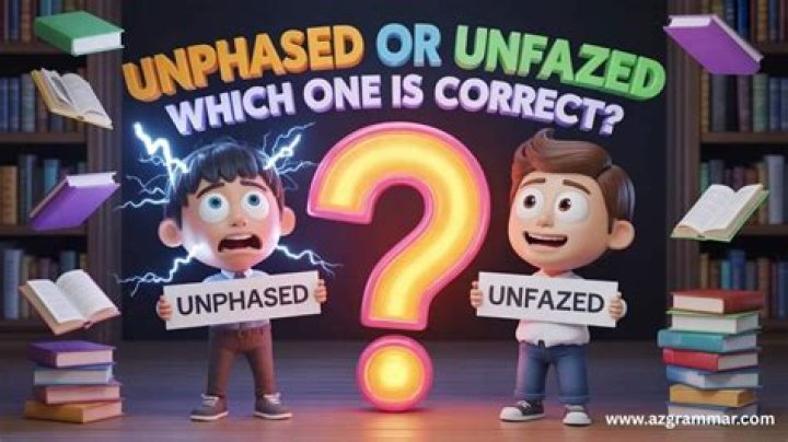 Is unphased a real word?