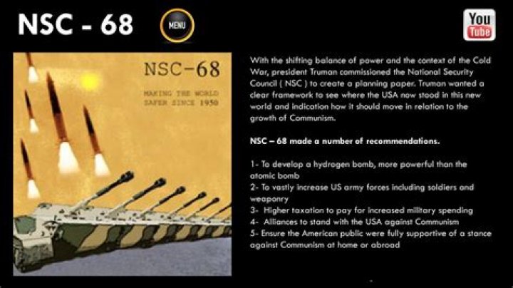Was nsc 68 successful?