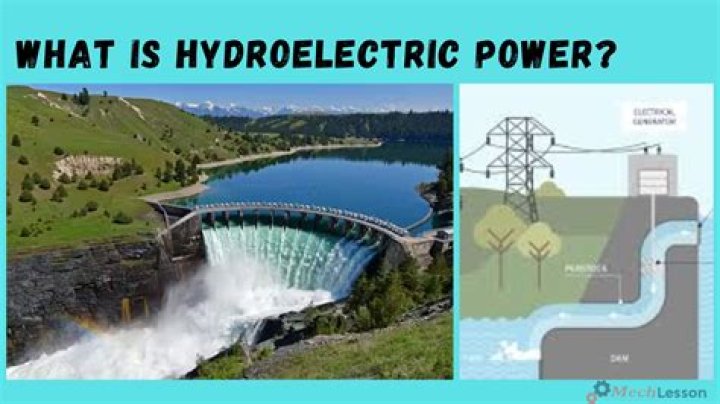 Were does hydroelectric energy come from?