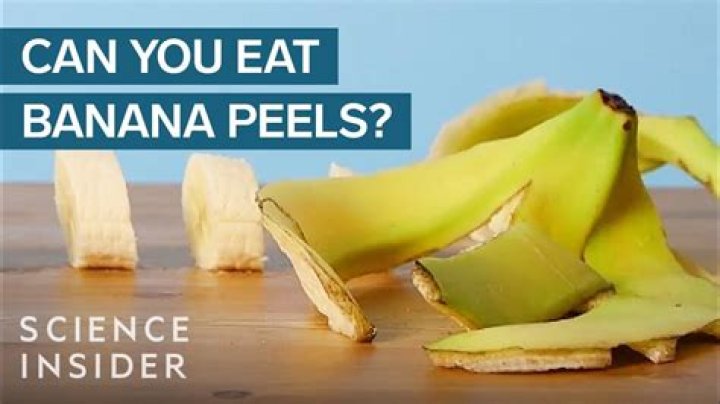 What are banana peelings good for?