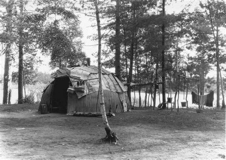 What are wickiups made of?