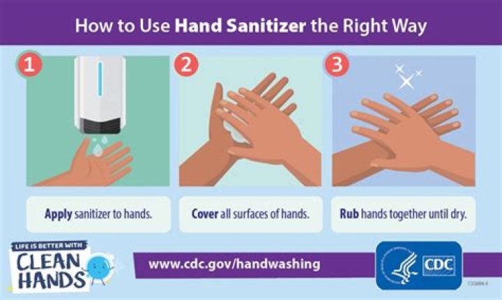 What can you clean with hand sanitizer?