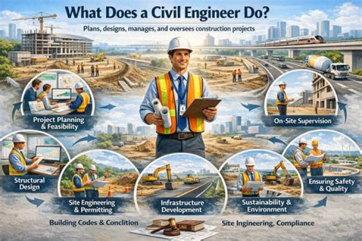 What do civil engineers do?