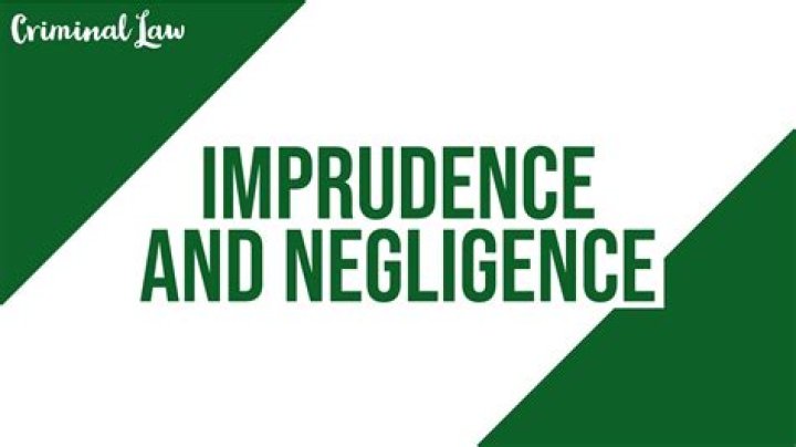 What does imprudence mean?