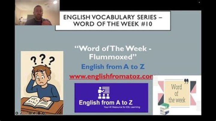 What does the word flummoxed mean?