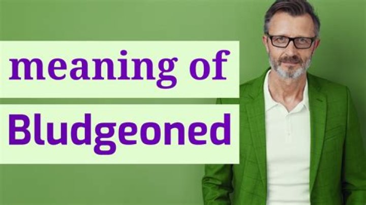 What is bludgeoned in english?