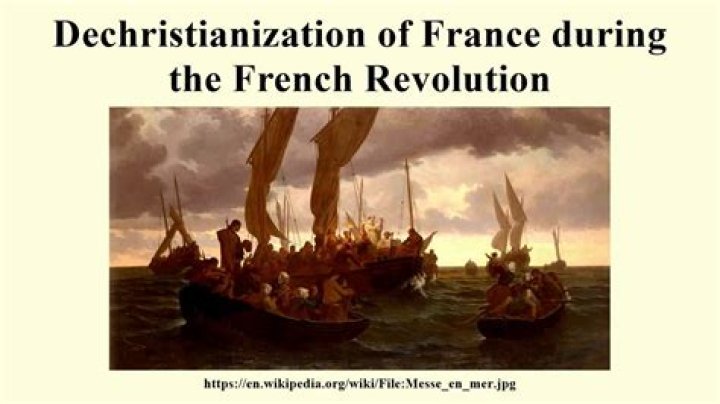 What is dechristianization in the french revolution?