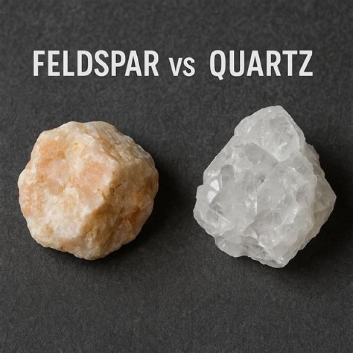 What is feldspars and quartz?