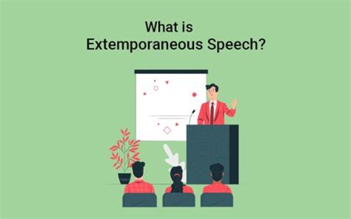What is impromptu presentation?