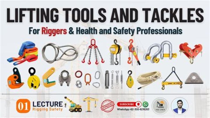 What is lifting tools and tackles?