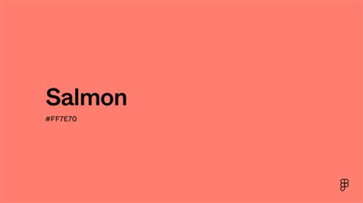 What is salmon red?
