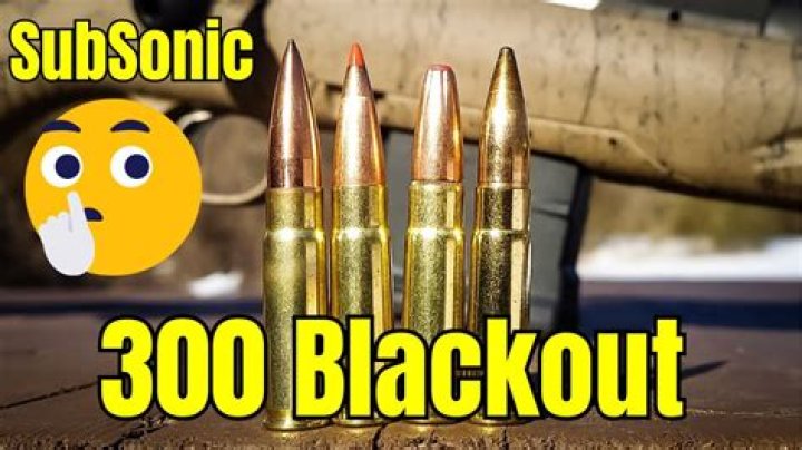 What is subsonic 300 blackout?