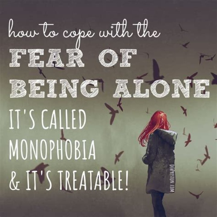 What is the word monophobia mean?