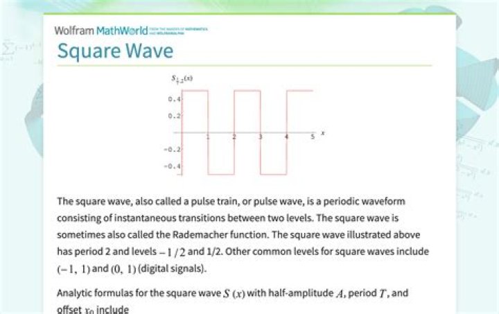 What is wave format?