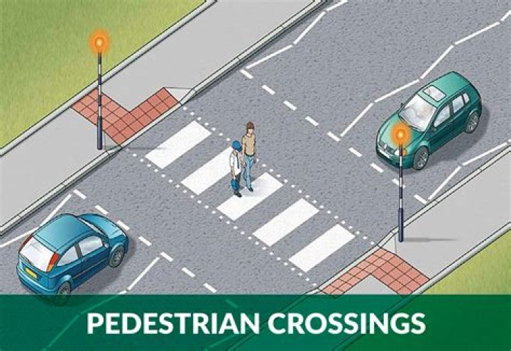 Whats a courtesy pedestrian crossing?