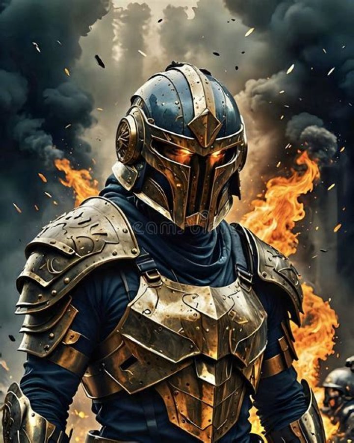 Whats a helmeted warrior?